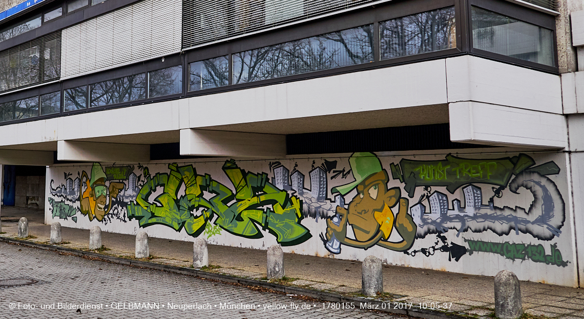 01.03.2017 - die Abrissbaustelle Quiddezentrum in Neuperlach